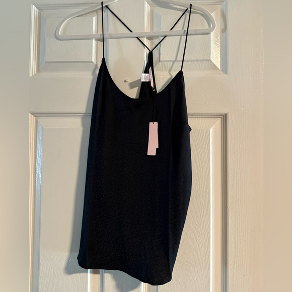 Victorias Secret Pajama Tank - Size L - Black Cheetah - Picture 1 of 2